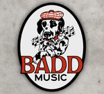 BADD MUSIC STICKER WHITE